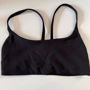 Lululemon Black Wunder Train Strappy Racer Bra
